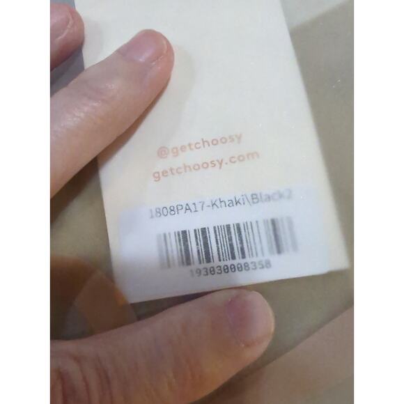 Choosy Khaki/Black Two Tone Pants Size 2 NWT - Picture 7 of 7